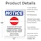 Signmission Please Do Not Flush, 12 in W x Rectangle, Aluminum OS-2PACK-NS-A-1218-V-17383 - alternate 5
